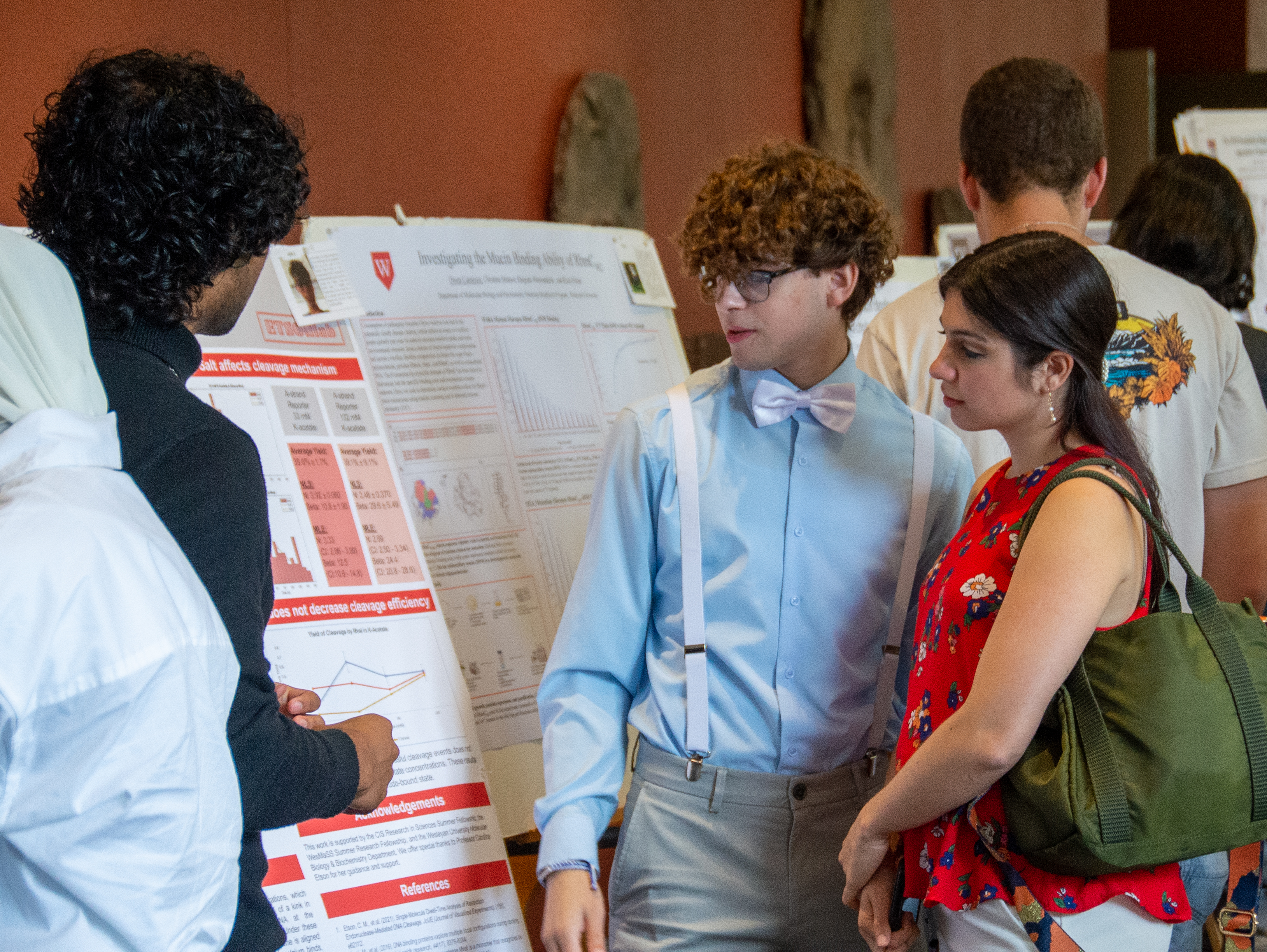 students present their research